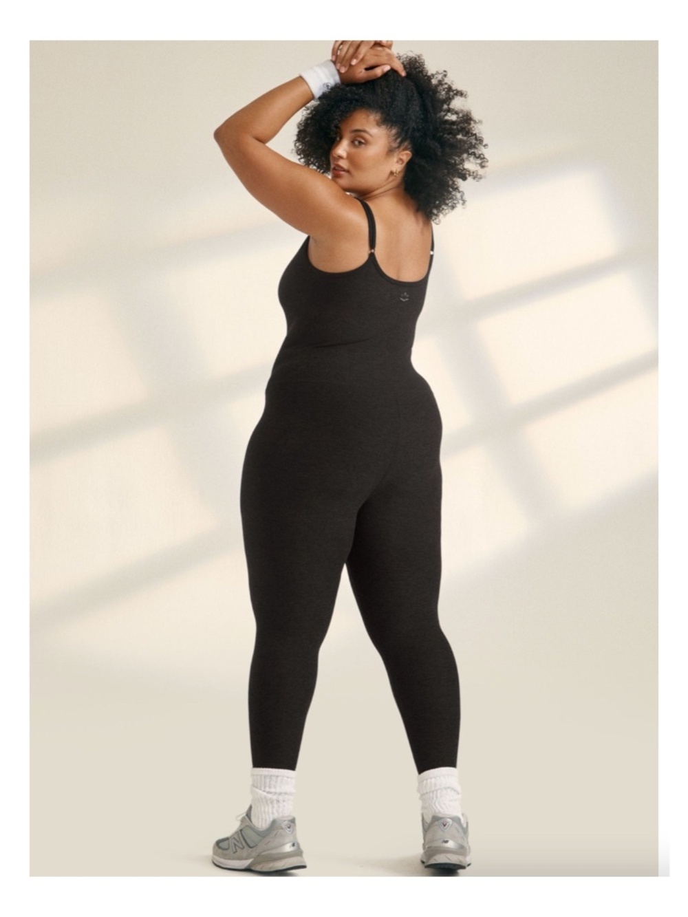 Beyond Yoga Spacedye Uplevel Midi Jumpsuit Darkest Night Women’s Size 1X